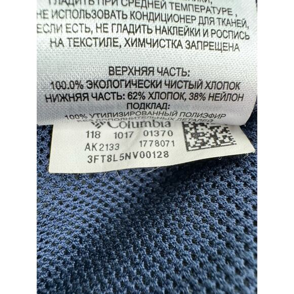 Columbia Womens Hiking Shorts XL Green Organic Cotton Camping Print Outdoor GORP - Picture 10 of 13